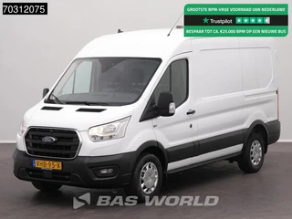 Ford Transit 130pk L2H2 Airco Cruise Navi Trekhaak Camera Parkeersensoren v+a CarPlay SYNC4 Display Euro6 L2 Airco Trekhaak Cruise control