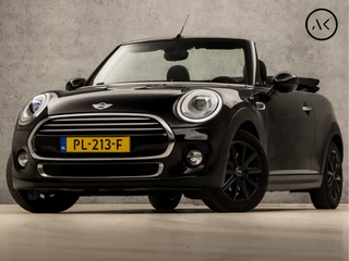 MINI Cooper Cabrio Mini 1.5 Black Sport Automaat (NAVIGATIE, LED KOPLAMPEN, CLIMATE, CRUISE, SPORTSTOELEN, PARKEERSENSOREN, ARMSTEUN, NIEUWSTAAT)