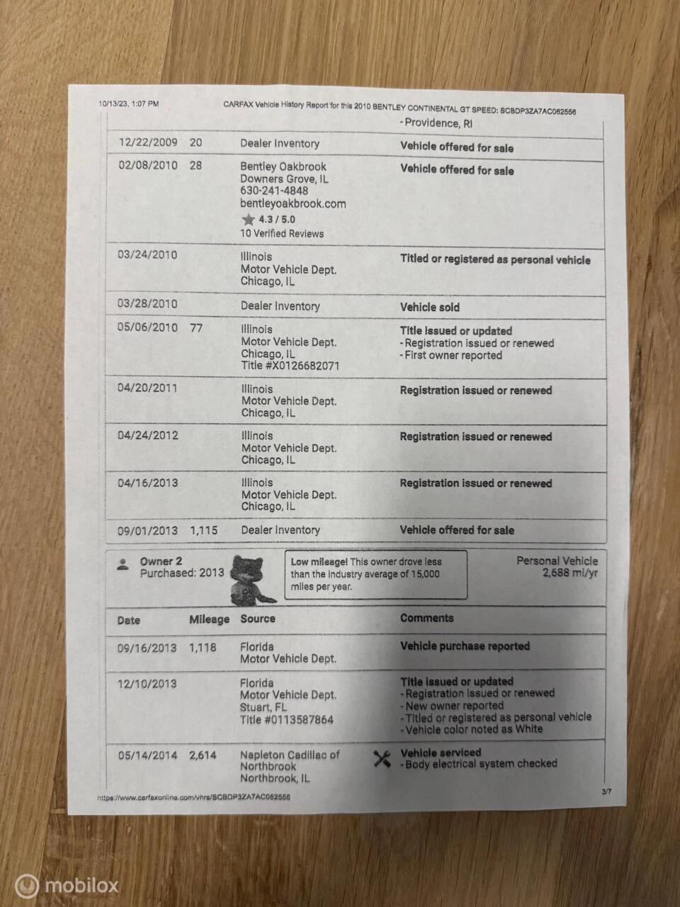 Hoofdafbeelding Bentley Continental GT