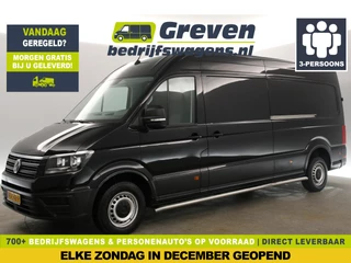 Volkswagen Crafter 35 2.0 TDI L4H3 141PK | 3000KG Trekgew. Airco Cruise 2xSchuifdeur 3 Persoons Elektrpakket Trekhaak