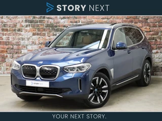 BMW iX3 High Executive Automaat / SoH 100% / Live Cockpit Professional / Trekhaak / Personal CoPilot Pack / Panoramadak / Driving Assistant Professional / Sportstoelen / Adaptief Onderstel / Harman Kardon / 20 Inch / Head-Up Display / Stoelverwarming
