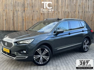Seat Tarraco 1.5 TSI Xcellence Automaat | Panoramadak | LED verlichting | Stoelverwarming | Adaptive cruise control | 20 inch lichtmetalen velgen | Achteruitrijcamera | Parkeersensoren voor en achter