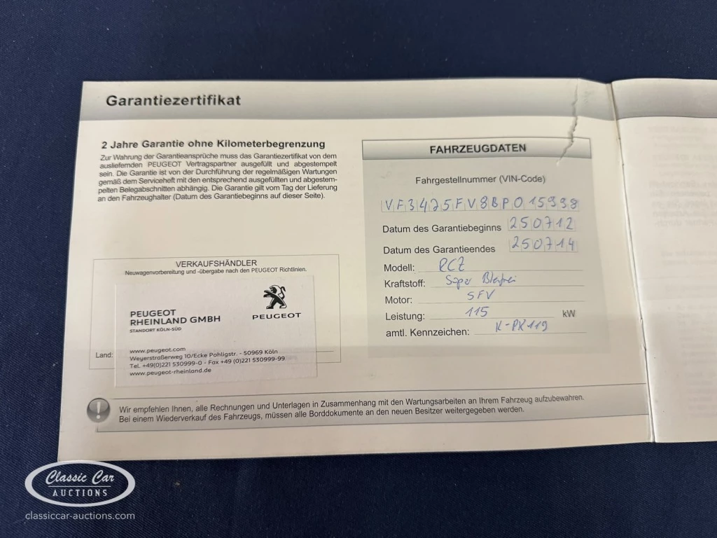 Hoofdafbeelding Peugeot RCZ