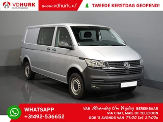 Volkswagen Transporter T6.1 2.0 TDI 150 pk L2 DC Dubbel Cabine 4Motion/ 4x4/ Standkachel/ 2.5t Trekverm./ Cruise/ 4-motion