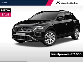 Volkswagen T-Roc Life Edition 1.0 TSI 116 pk 6 versn. Hand · Airconditioning automatisch, 2-zone (climatronic) · Multimedia pakket · Oranje Edition · Prijs is incl inruilbonus · MEGA Sale