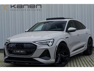 Audi e-tron Sportback S Quattro Saimbeige Panodak S stoelen ACC B&O 360 Ambiance Memory Keyless