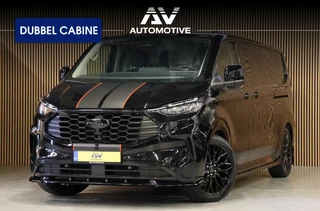 Hoofdafbeelding Ford Transit Custom Ford Transit Custom 320 2.0 TDCI 170 PK L2H1 DC Limited | L+R Schuifdeur | ACC | Blind Spot | Camera | Lane Assist | Stoelverwarming | CarPlay | Navigatie | Raptor Edition | 6-Zitter | MODELJAAR 2025 | Verlengde fabrieksgarantie tot 12-2029 | Dubbel Cabine