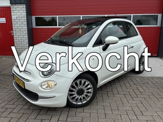 Fiat 500 0.9 TwinAir Turbo Lounge SCHUIFDAK / LEDER / NAVI / AIRCO / BLUETOOTH / DAB+ / NL-AUTO