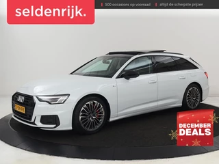 Audi A6 55 TFSI e quattro Competition | Panoramadak |  Trekhaak | Leder | Stoelverwarming | Memory | Adaptive cruise | Carplay | Sfeerverlichting | Navigatie | Virtual Cockpit | Matrix LED | PHEV | Plug In