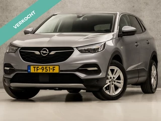 Opel Grandland X 1.2 Turbo Sport (APPLE CARPLAY, GROOT NAVI, LEDER, CLIMATE, SPORTSTOELEN, KEYLESS, LANE ASSIST, PARKEERSENSOREN, NIEUWSTAAT)