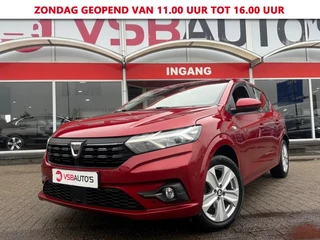 Hoofdafbeelding Dacia Sandero Dacia Sandero 1.0 TCE 90PK COMFORT NAVIGATIE CAMERA CARPLAY AIRCO LMV PDC