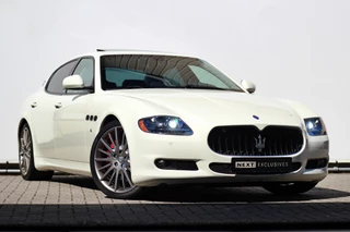 Hoofdafbeelding Maserati Quattroporte Maserati Quattroporte 4.7 Sport GT S | blauw alcantara | BTW | Uniek