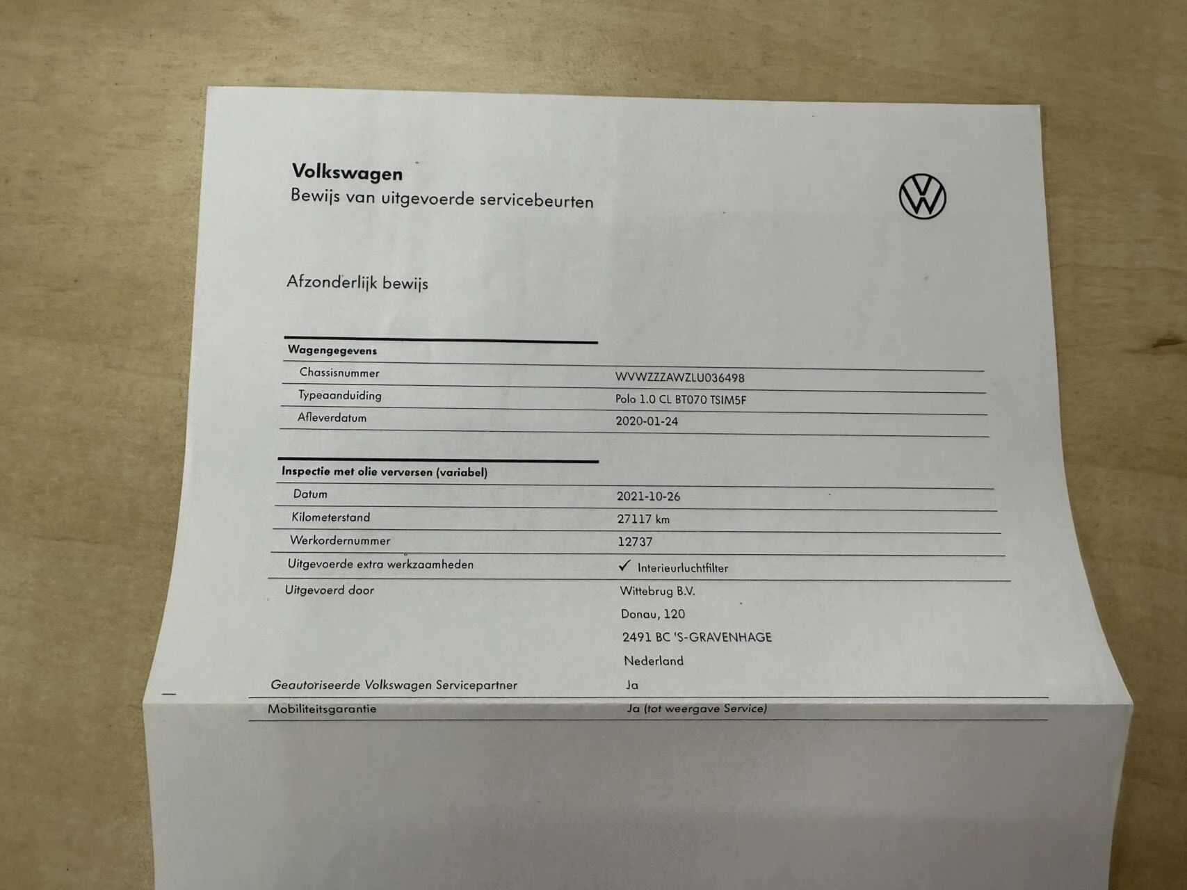 Hoofdafbeelding Volkswagen Polo