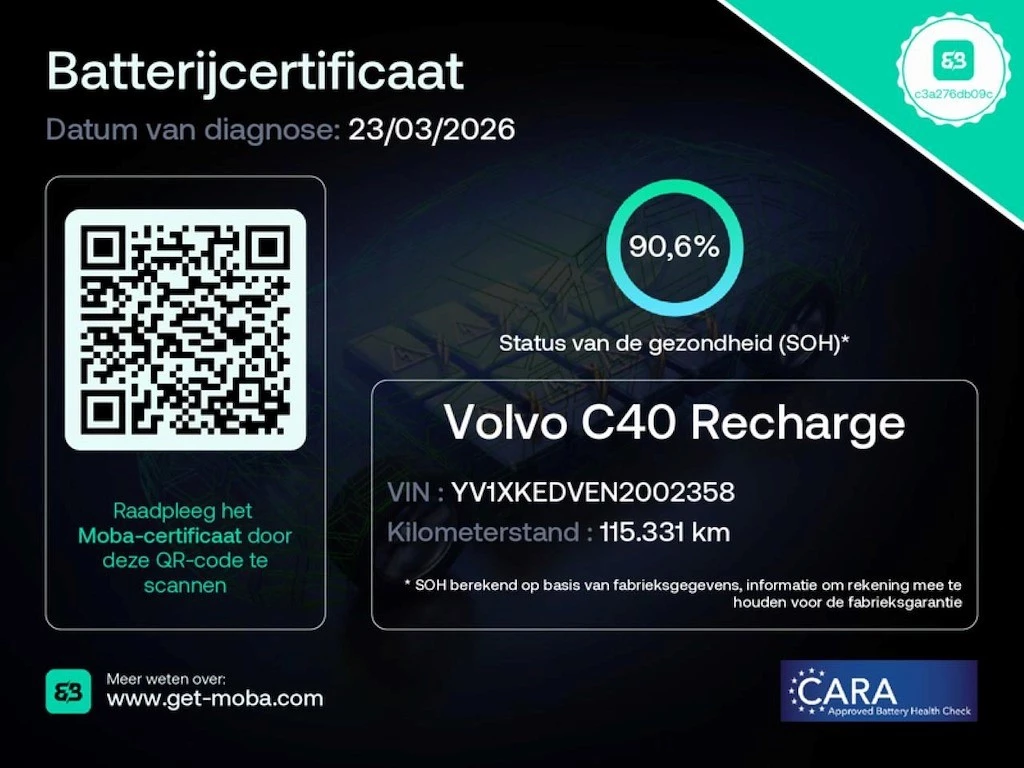 Hoofdafbeelding Volvo C40