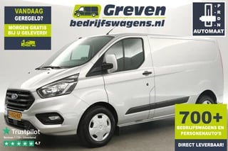 Ford Transit Custom 2.0 TDCI L1H1 Automaat Airco Cruise Camera Carplay Navigatie PDC 3 Persoons LED Elektrpakket