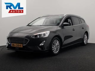 Ford Focus Wagon 1.0 EcoBoost Titanium Business Carplay Navigatie Climate-control Cruise * Origineel Nederlands *