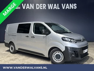 Citroën Jumpy 2.0 BlueHDI **MARGE, GEEN BTW** 123pk L3H1 XL Dubbel cabine Euro6 Airco | Navigatie cruisecontrol, 2500kg trekhaak, parkeersensoren, apple carplay