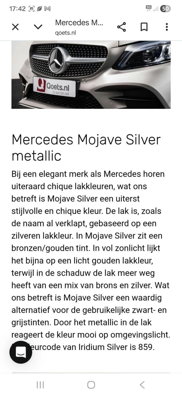 Hoofdafbeelding Mercedes-Benz C-Klasse