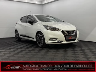 Hoofdafbeelding Nissan Micra Nissan Micra 1.0 IG-T N-Design Airco, Navi, Parkeersensoren, Cruise control, Rijstrook correctie, A start stop