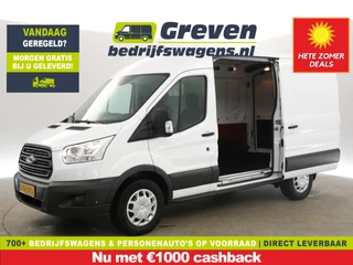 Ford Transit 350 2.0 TDCI L2H2 | MARGE! | 170PK 2800KG Tregew. Trekhaak Airco Cruise 2xSchuifdeur PDC