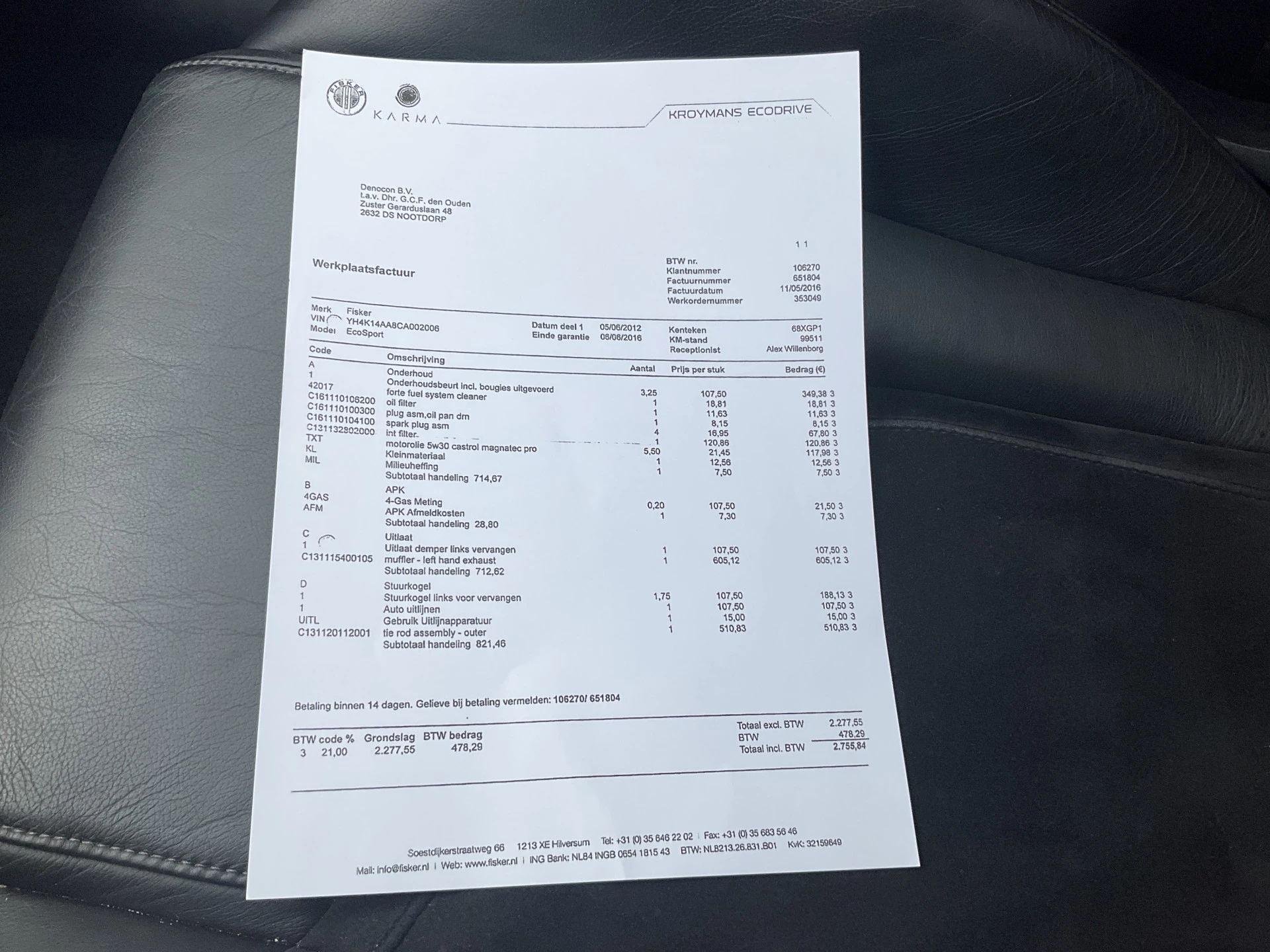 Hoofdafbeelding Fisker Karma