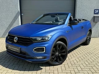 Volkswagen T-Roc Cabrio 1.5 TSI R-line Ed. Blue Plus Zeldzaam Mat Blauw/19 inch Black velgen/Lederen interieur/ Black Pack