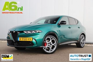 Alfa Romeo Tonale 1.5T Hybrid Edizione Speciale Verde Montreal Automaat Leder Sportstoelen Stoelverwarming Koeling Harman Kardon 19 inch LMV Navigatie Carplay Achteruitrijcamera