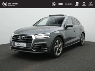 Audi Q5 2.0 TFSI 252 pk S-tronic Quattro S-Line | Panoramadak | Trekhaak | Luchtvering | Leder | Matrix LED | Elektrische voorstoelen