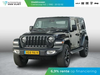 Hoofdafbeelding Jeep Wrangler Jeep Wrangler Unlimited 2.0T Sahara | Grijs kenteken | Stoel-/Stuurverwarming | Navi |  Adapt. Cruise | Clima | Camera | Leder | Keyless | 20" Velgen