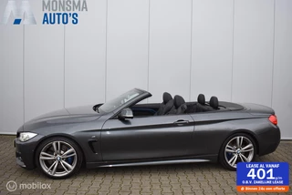BMW 435i Cabrio M-Sport Mineralgrau ACC HUD HK-Audio 360°Camera  Nekverwarming Uitklapbare trekhaak