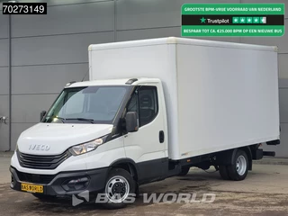 Iveco Daily 35C16 Automaat Laadklep Bakwagen Airco Meubelbak Koffer Gesloten laadbak 19m3 Airco