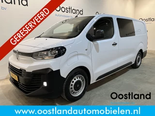 Citroën ë-Jumpy L3 136 PK DC 6 PERS. 75 kWh / 100% Elektrisch !! / Airco / CarPlay / Cruise Control / PDC / Navigatie  18.200 KM !!