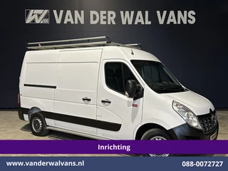 Renault Master 2.3 dCi 131pk L2H2 Inrichting Euro6 Airco | Imperiaal | Navigatie | Cruisecontrol | 2500kg Trekhaak Parkeersensoren, Trap, Sidebars, Bijrijdersbank