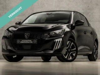 Peugeot 208 Hybrid 100 e-DCS6 Allure Automaat (VIRTUAL COCKPIT, APPLE CARPLAY, GROOT NAVI, 360 CAMERA, LEDER, STOELVERWARMING, SPORTSTOELEN, ADAPTIVE CRUISE, GETINT GLAS, NIEUWSTAAT)