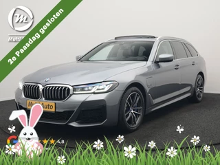 BMW 5 Serie Touring 530e xDrive M Sport PHEV 293pk Dealer O.H. | Panodak | Head Up | Laser LED | 360 Camera | Harman & Kardon | Sfeerverlichting | Alcantara Sportstoelen Verwarmd | Keyless | Blis | Virtual | Navigatie | DAB | Plug In Hybrid