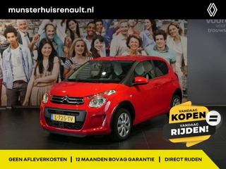 Citroën C1 1.0 VTi Millenium *Apple carplay & Android auto* - Airco, DAB, Lederen stuur