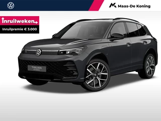 Volkswagen Tiguan R-Line-Edition 1.5 eHybrid 204 pk 6 versn. DSG · Black Style Pakket · Comfort Pakket · Multimedia Pakket Plus · Trekhaak incl. aanhangermanoeuvreerhulp ‘Trailer Assist’ ·