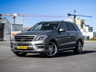 Mercedes M-klasse ML 350 BlueTec AMG Grijs Kenteken Panorama Trekhaak 3500KG Distronic Xenon Luchtvering