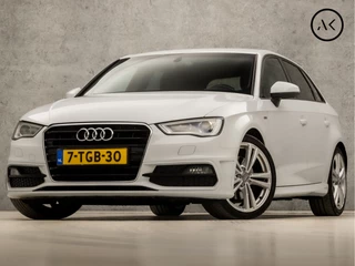 Hoofdafbeelding Audi A3 Audi A3 Sportback 1.8 TFSI S-Line Sport 180Pk Automaat (2X S-LINE, GROOT NAVI, BANG&OLUFSEN, LED KOPLAMPEN, LEDER, SPORTSTOELEN, GETINT GLAS, CRUISE, NIEUWE APK, NIEUWSTAAT)