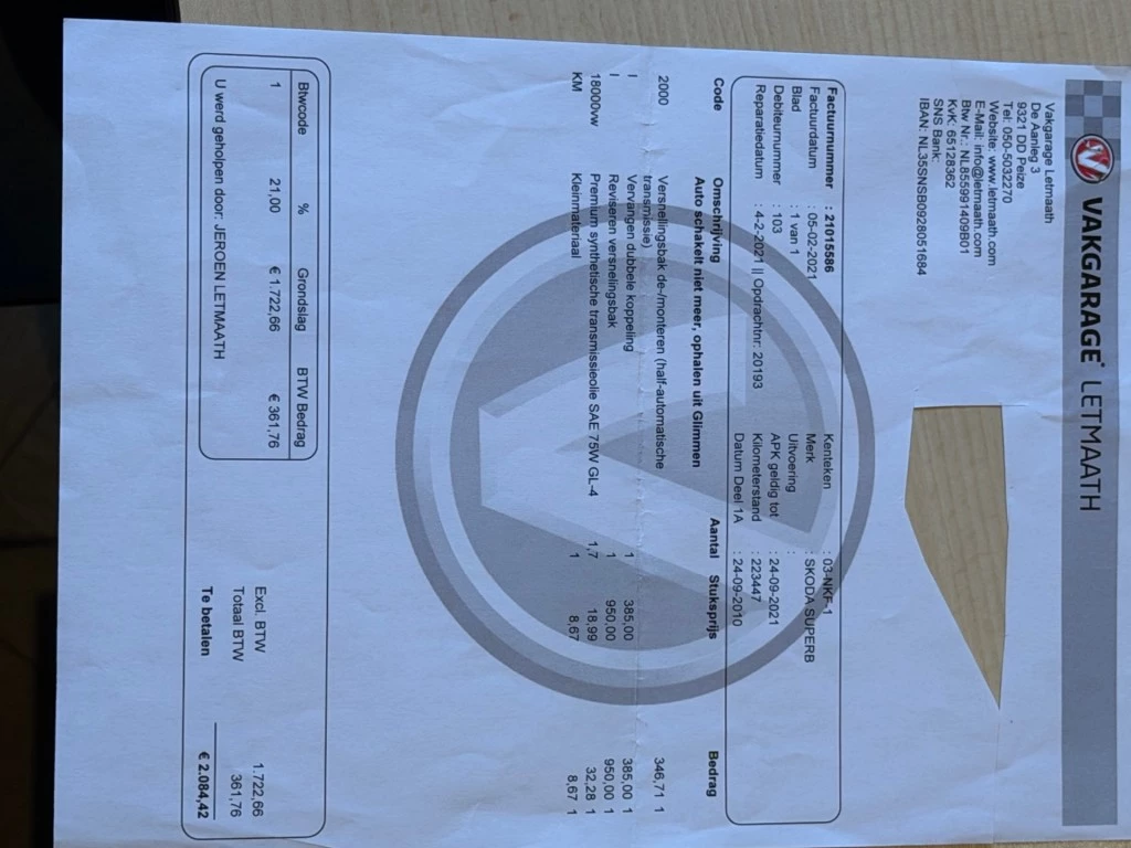 Hoofdafbeelding Škoda Superb
