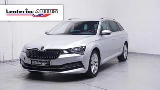 Skoda Superb Combi 1.4 TSI iV Style Navi Leder/alcantara Camera Stoel- en voorruitverwarming Apple Carplay Clima