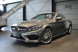 Mercedes-Benz C-Klasse Cabrio 200 AMG Pakket navi 360 camera nekverwarming 19 inch !!