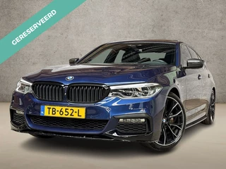 BMW 5 Serie 520i M Sport High Executive 184Pk Automaat (PANORAMADAK, M PAKKET, GROOT NAVI, MEMORY SEATS, 360 CAMERA, STOELVERWARMING, GETINT GLAS, SFEERVERLICHTING, NIEUWSTAAT)
