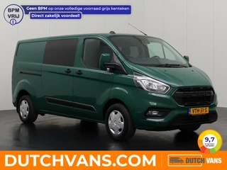 Ford Transit Custom 2.0TDCI 130PK Dubbele Cabine Lang Limited | Multimedia | Camera | 6-Persoons | Airco | Cruise