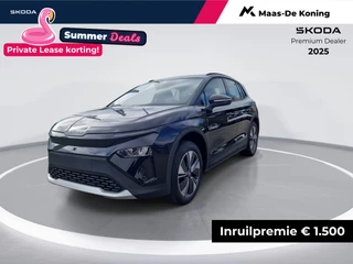 Škoda Elroq Selection Elektromotor 125 kW / 170 PK 1 versn. automaat  | Black Magic | 19'' Lichtmetalen Velgen regulus | 1500,- inruilbonus! | Private Lease actie €461,- p/m!! |