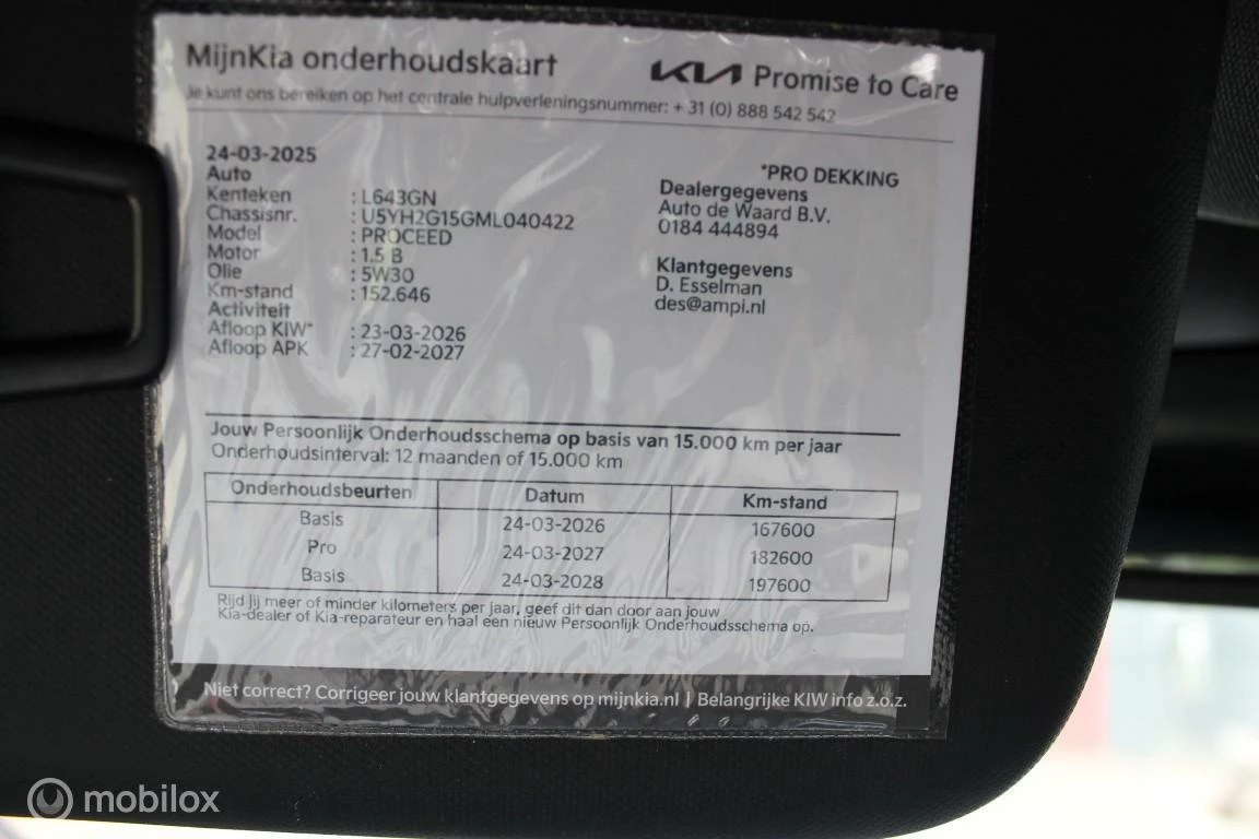 Hoofdafbeelding Kia ProCeed