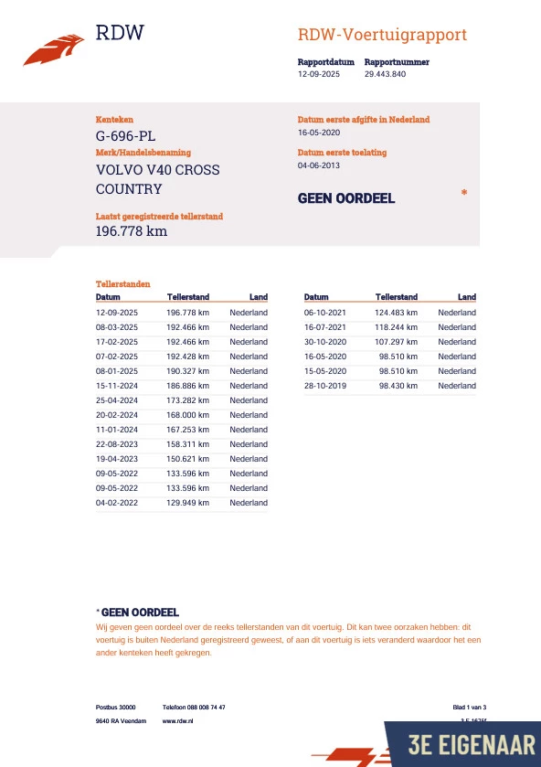 Hoofdafbeelding Volvo V40