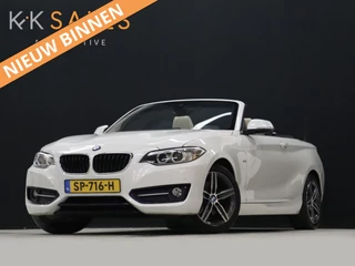 BMW 2 Serie Cabrio 220i High Executive [CAMERA, VOL LEDER, STOELVERWARMING, PDC V+A, BLUETOOTH, CRUISE, CLIMATE, NIEUWSTAAT]