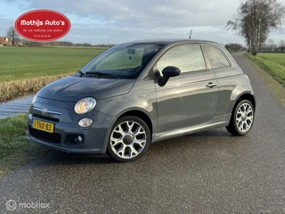 Fiat 500 0.9 TwinAir Turbo 500S Leder Nardo grijs! Nette staat! Nieuwe APK!