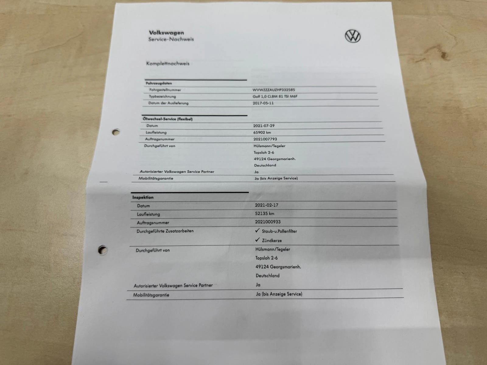 Hoofdafbeelding Volkswagen Golf